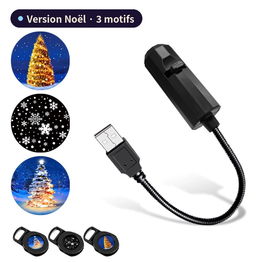 Lampe Lune Noxilune – Projecteur d'ambiance Halloween & Noël